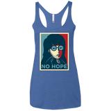 T-Shirts Vintage Royal / X-Small No Life. No Hope. No Future Women's Triblend Racerback Tank