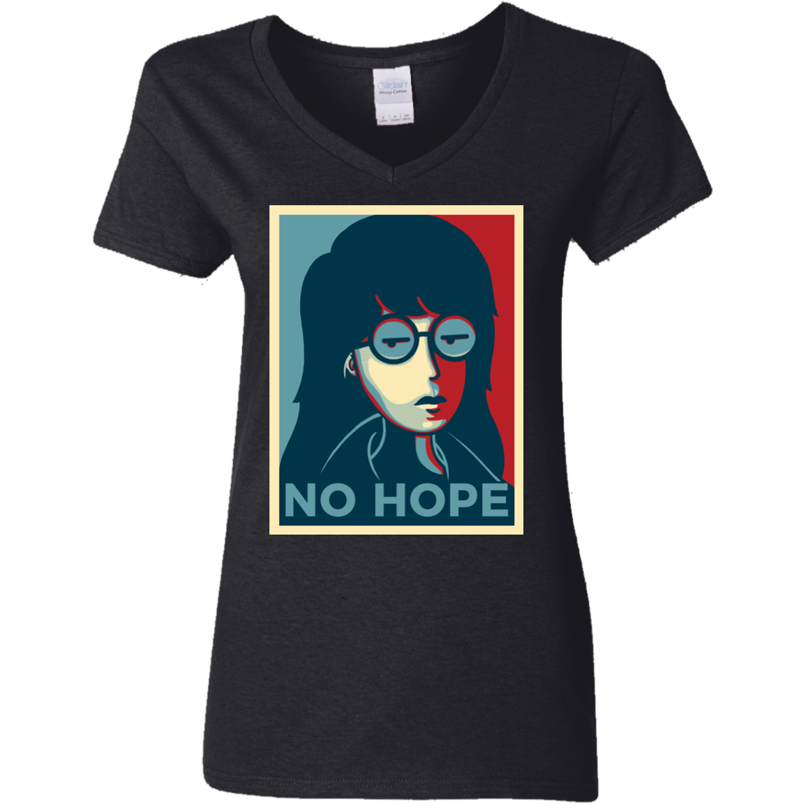 T-Shirts Black / S No Life. No Hope. No Future Women's V-Neck T-Shirt