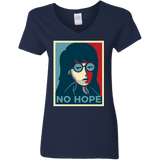 T-Shirts Navy / S No Life. No Hope. No Future Women's V-Neck T-Shirt