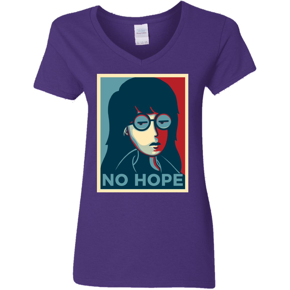 T-Shirts Purple / S No Life. No Hope. No Future Women's V-Neck T-Shirt