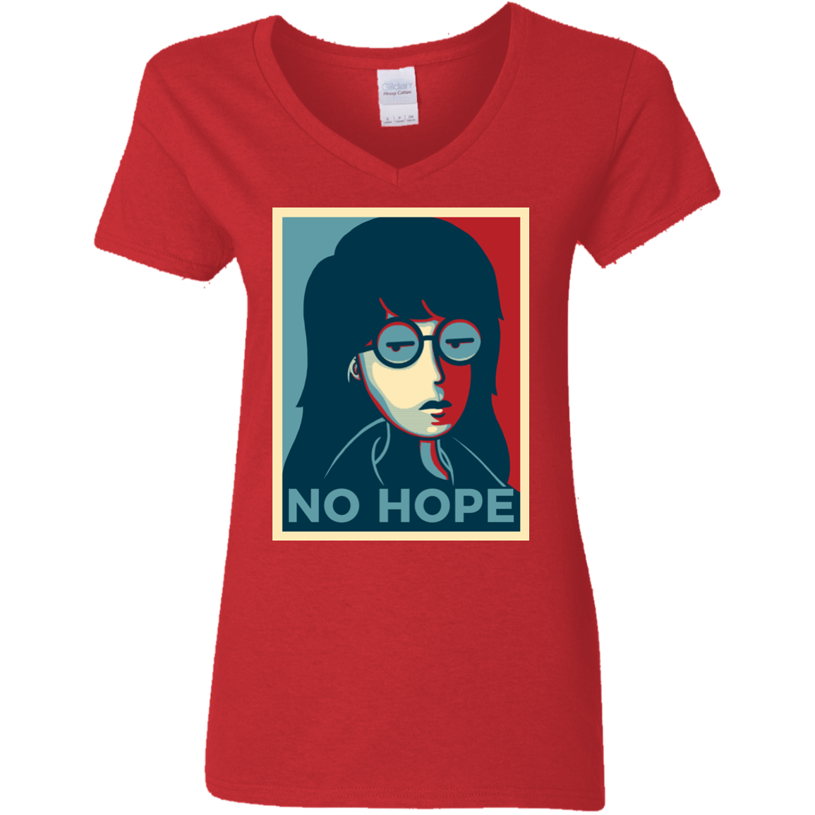 T-Shirts Red / S No Life. No Hope. No Future Women's V-Neck T-Shirt