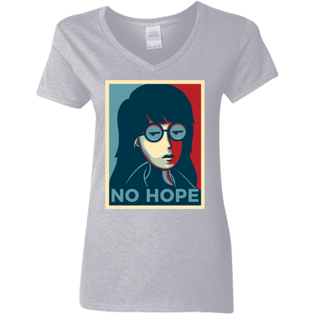 T-Shirts Sport Grey / S No Life. No Hope. No Future Women's V-Neck T-Shirt