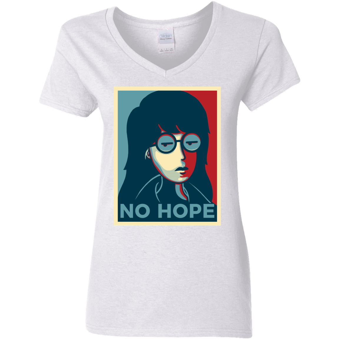 T-Shirts White / S No Life. No Hope. No Future Women's V-Neck T-Shirt