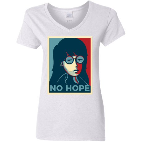 T-Shirts White / S No Life. No Hope. No Future Women's V-Neck T-Shirt