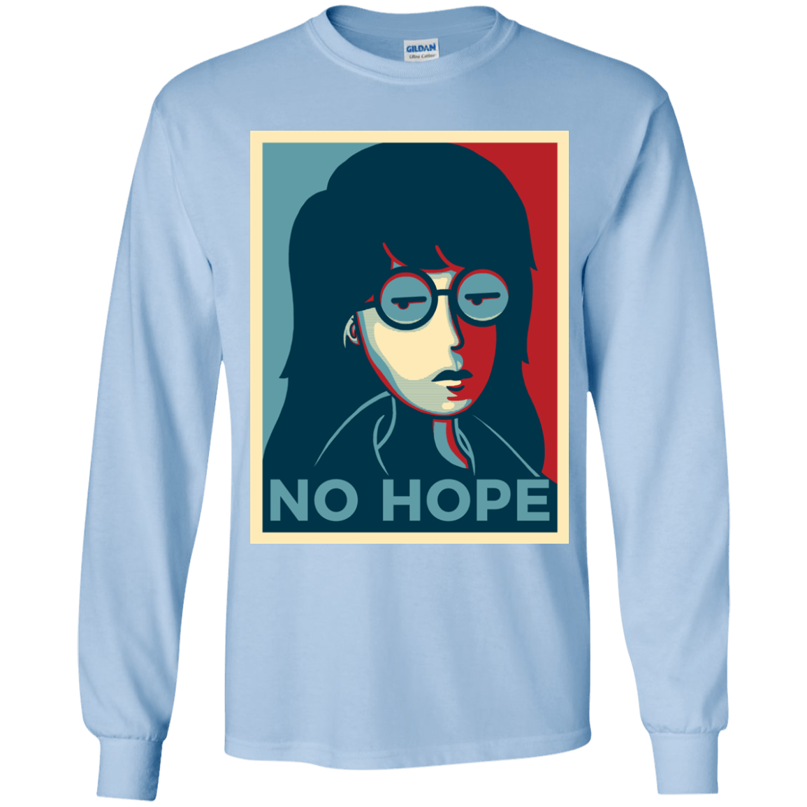 T-Shirts Light Blue / YS No Life. No Hope. No Future Youth Long Sleeve T-Shirt