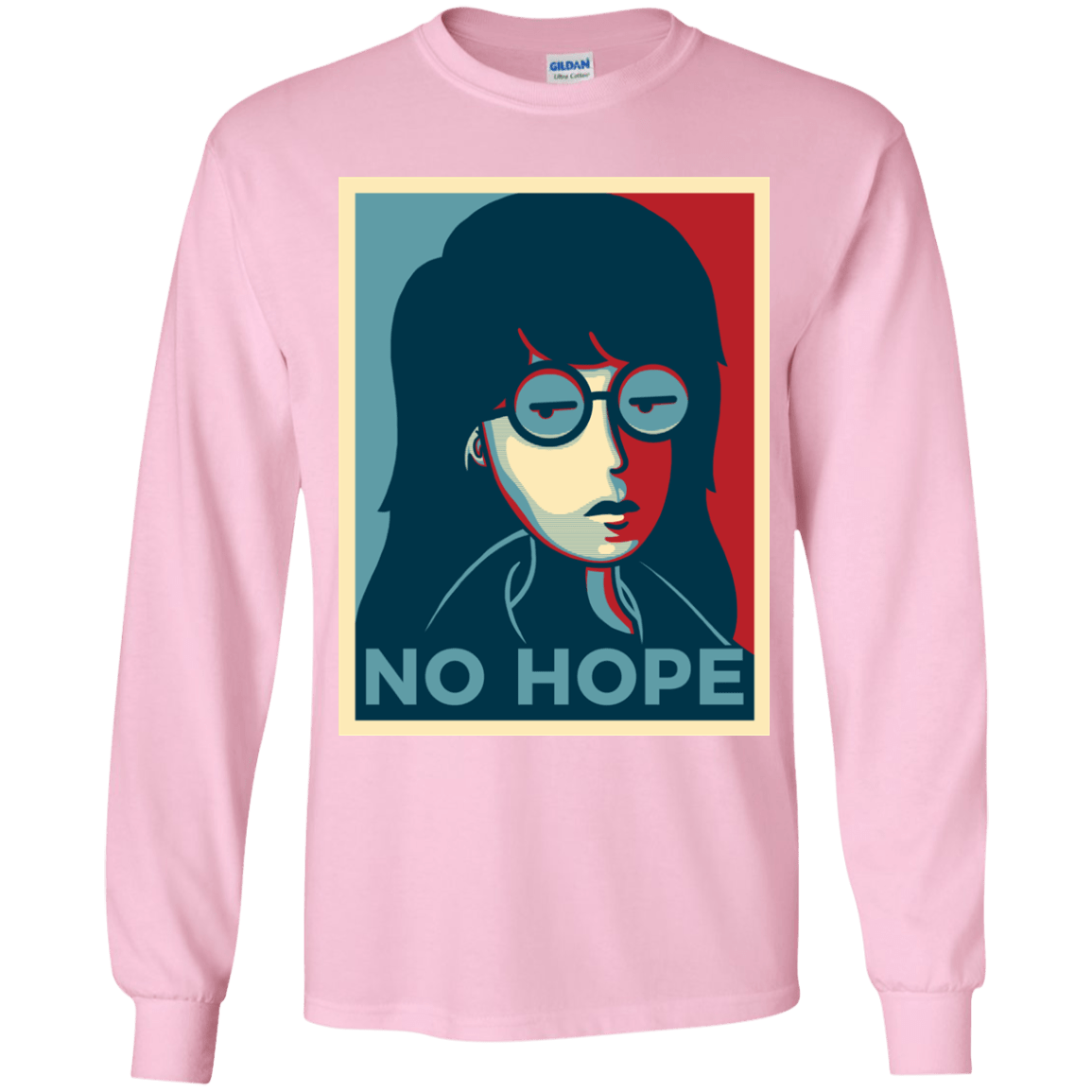 T-Shirts Light Pink / YS No Life. No Hope. No Future Youth Long Sleeve T-Shirt