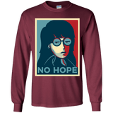 T-Shirts Maroon / YS No Life. No Hope. No Future Youth Long Sleeve T-Shirt