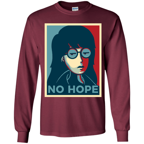 T-Shirts Maroon / YS No Life. No Hope. No Future Youth Long Sleeve T-Shirt