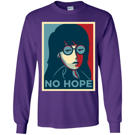 T-Shirts Purple / YS No Life. No Hope. No Future Youth Long Sleeve T-Shirt