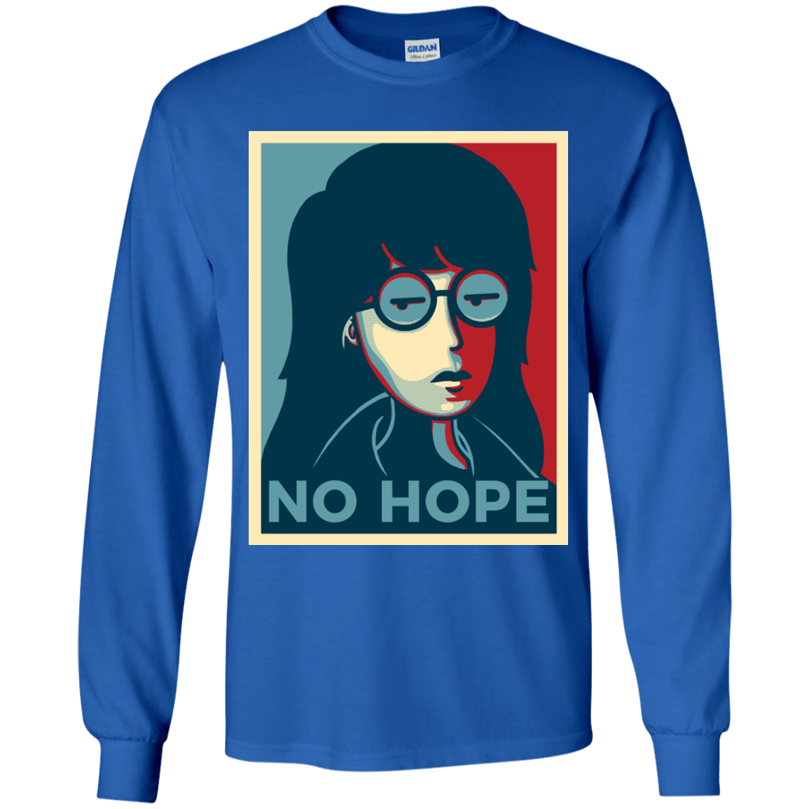 T-Shirts Royal / YS No Life. No Hope. No Future Youth Long Sleeve T-Shirt