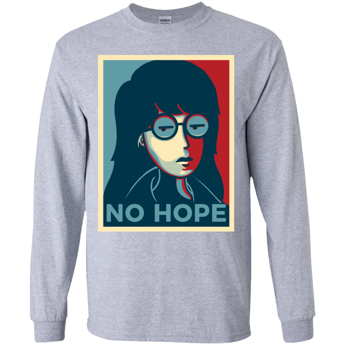 T-Shirts Sport Grey / YS No Life. No Hope. No Future Youth Long Sleeve T-Shirt