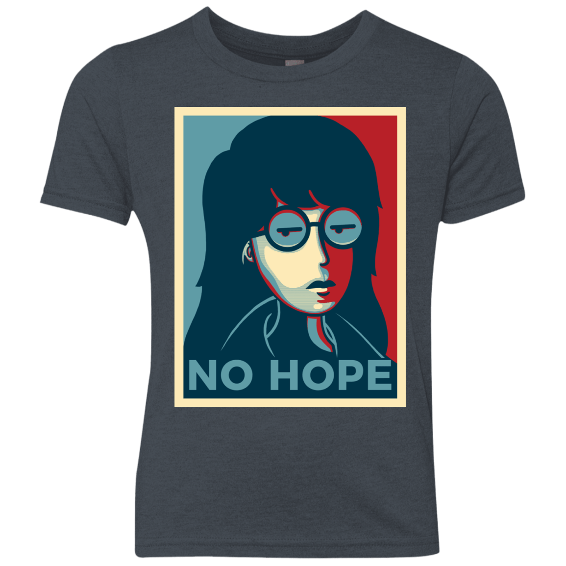 T-Shirts Vintage Navy / YXS No Life. No Hope. No Future Youth Triblend T-Shirt