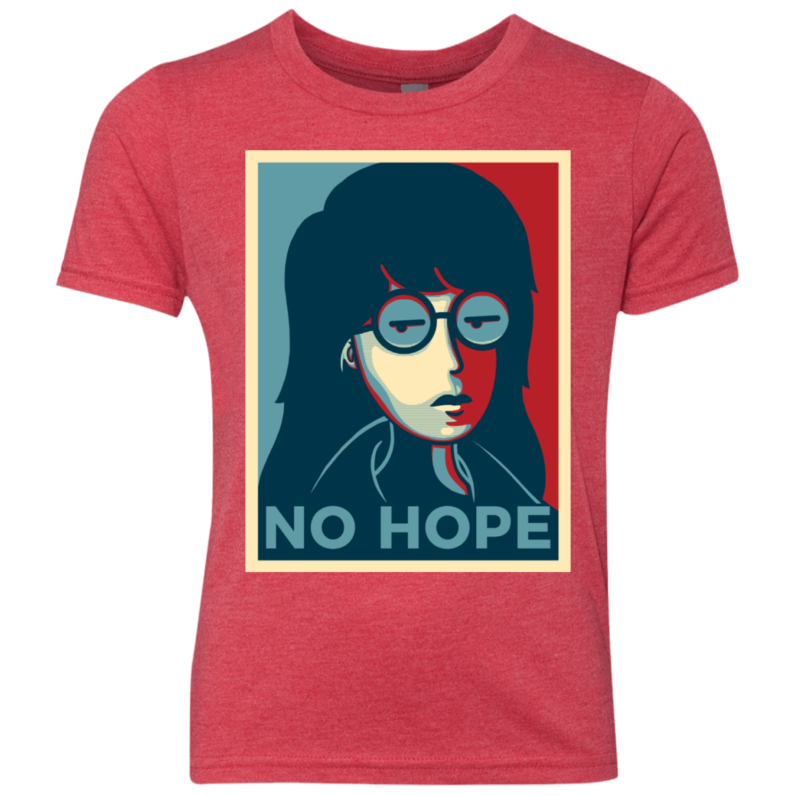 T-Shirts Vintage Red / YXS No Life. No Hope. No Future Youth Triblend T-Shirt