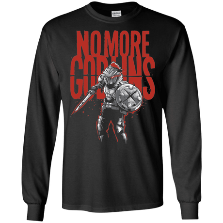 T-Shirts Black / S No More Goblins Men's Long Sleeve T-Shirt