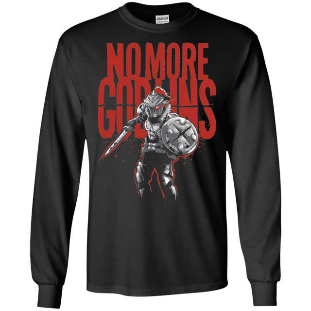 T-Shirts Black / S No More Goblins Men's Long Sleeve T-Shirt