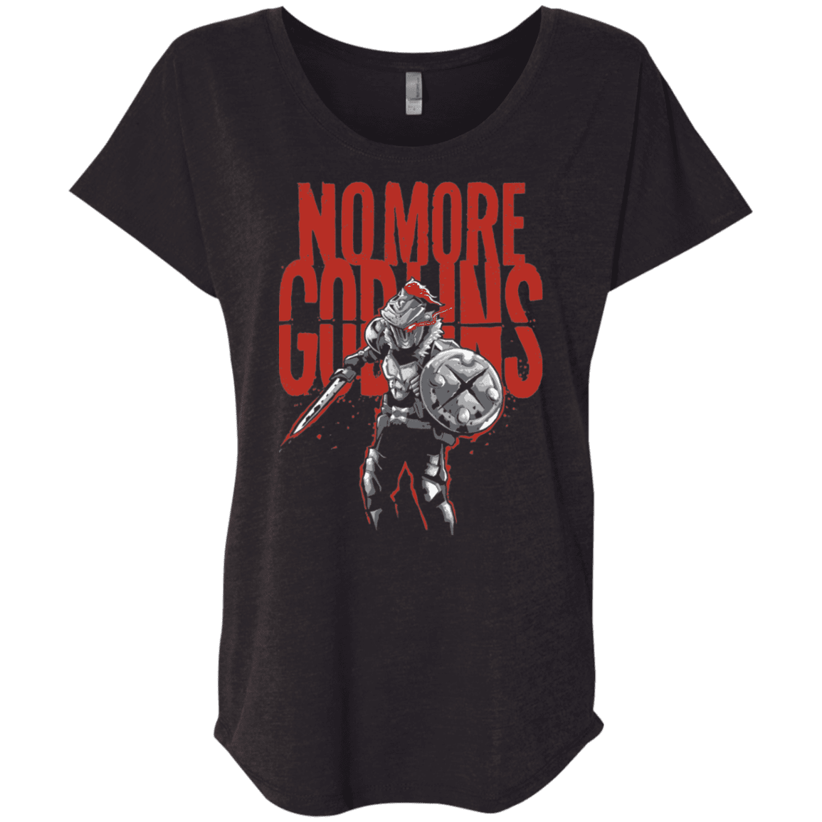 T-Shirts Vintage Black / X-Small No More Goblins Triblend Dolman Sleeve