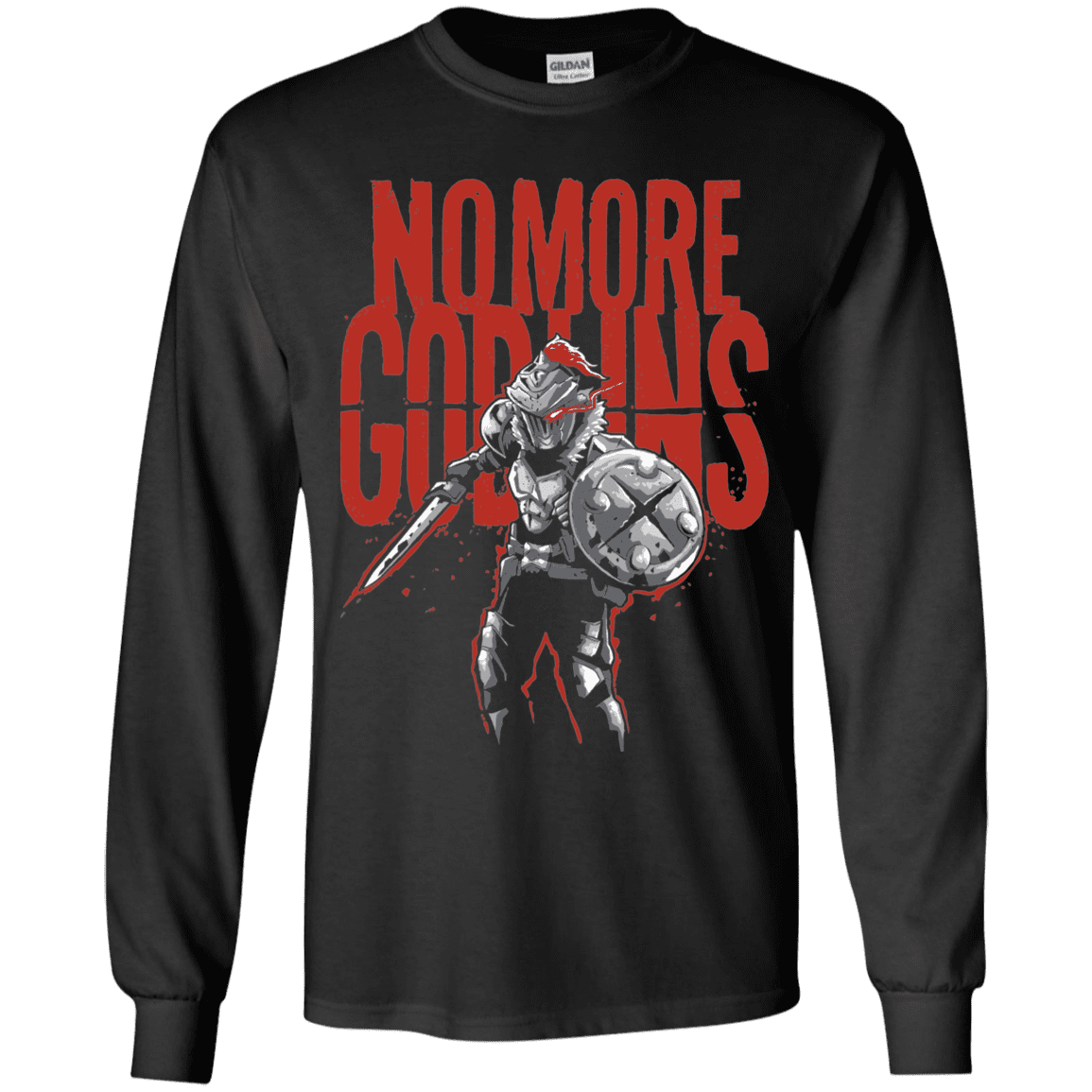 T-Shirts Black / YS No More Goblins Youth Long Sleeve T-Shirt