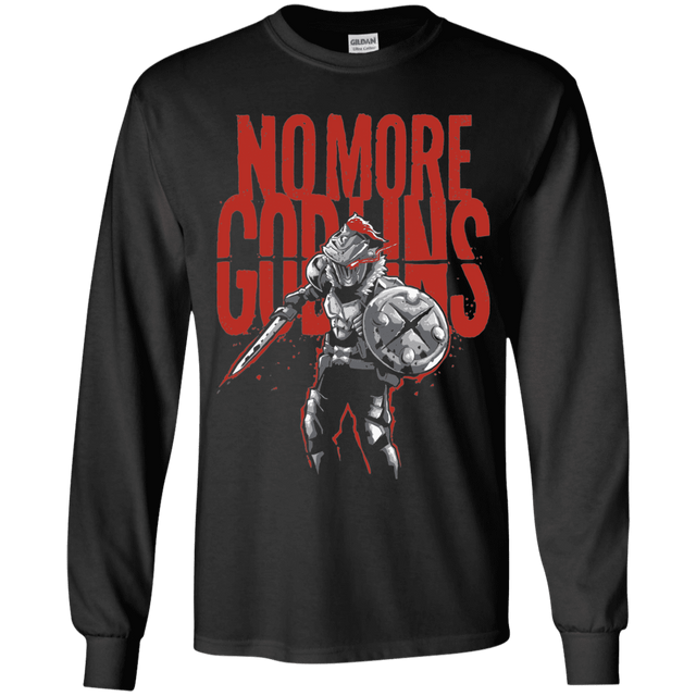 T-Shirts Black / YS No More Goblins Youth Long Sleeve T-Shirt