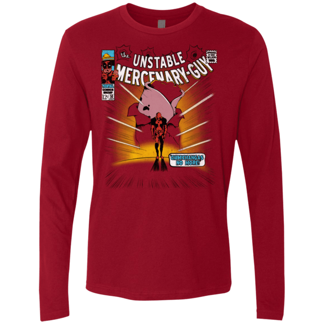 T-Shirts Cardinal / Small No More Men's Premium Long Sleeve