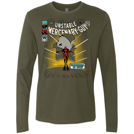 T-Shirts Military Green / Small No More Men's Premium Long Sleeve