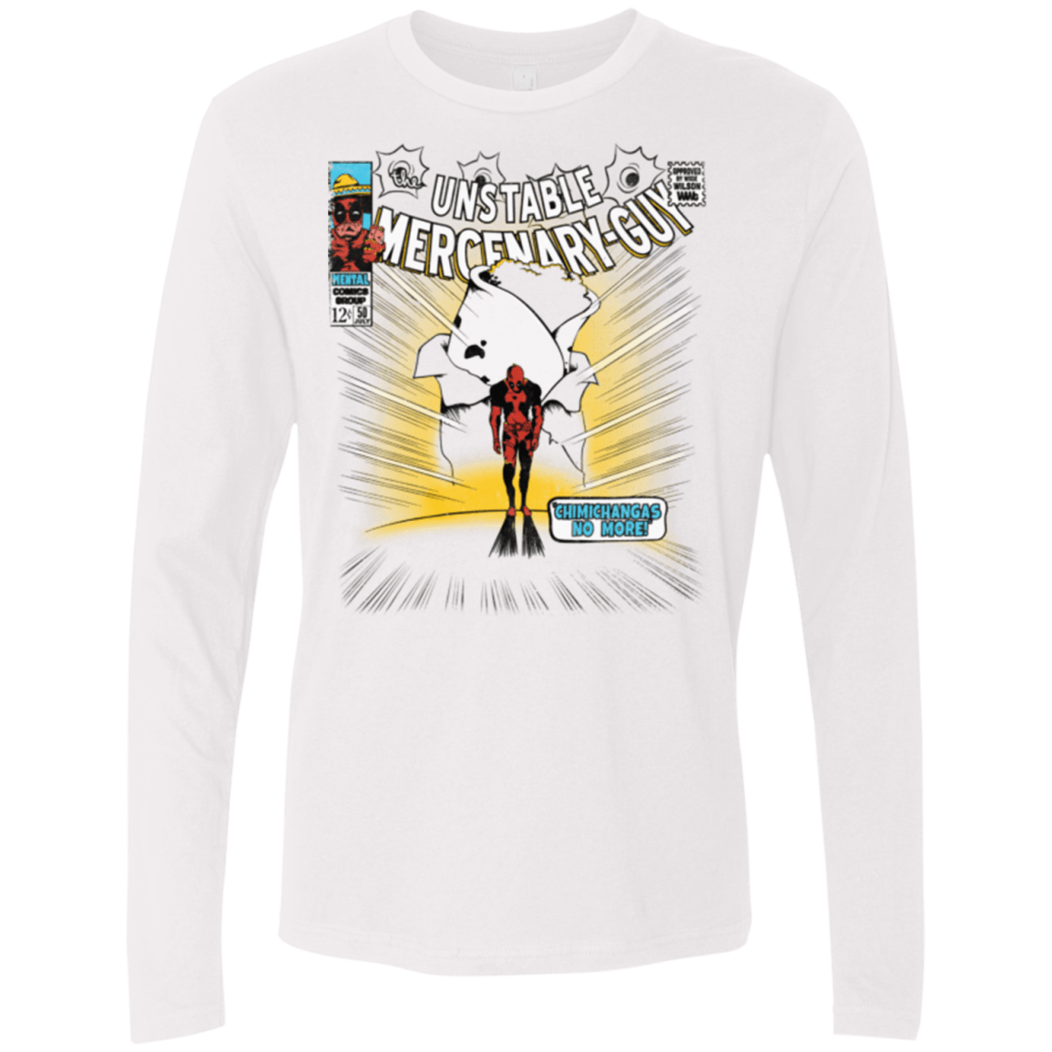 T-Shirts White / Small No More Men's Premium Long Sleeve