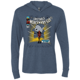 T-Shirts Indigo / X-Small No More Triblend Long Sleeve Hoodie Tee