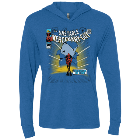 T-Shirts Vintage Royal / X-Small No More Triblend Long Sleeve Hoodie Tee