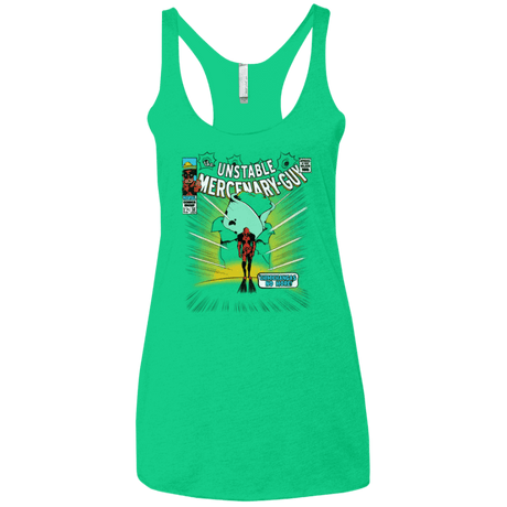 T-Shirts Envy / X-Small No More Women's Triblend Racerback Tank