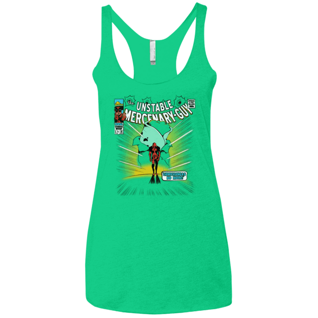 T-Shirts Envy / X-Small No More Women's Triblend Racerback Tank