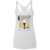 T-Shirts Heather White / X-Small No More Women's Triblend Racerback Tank