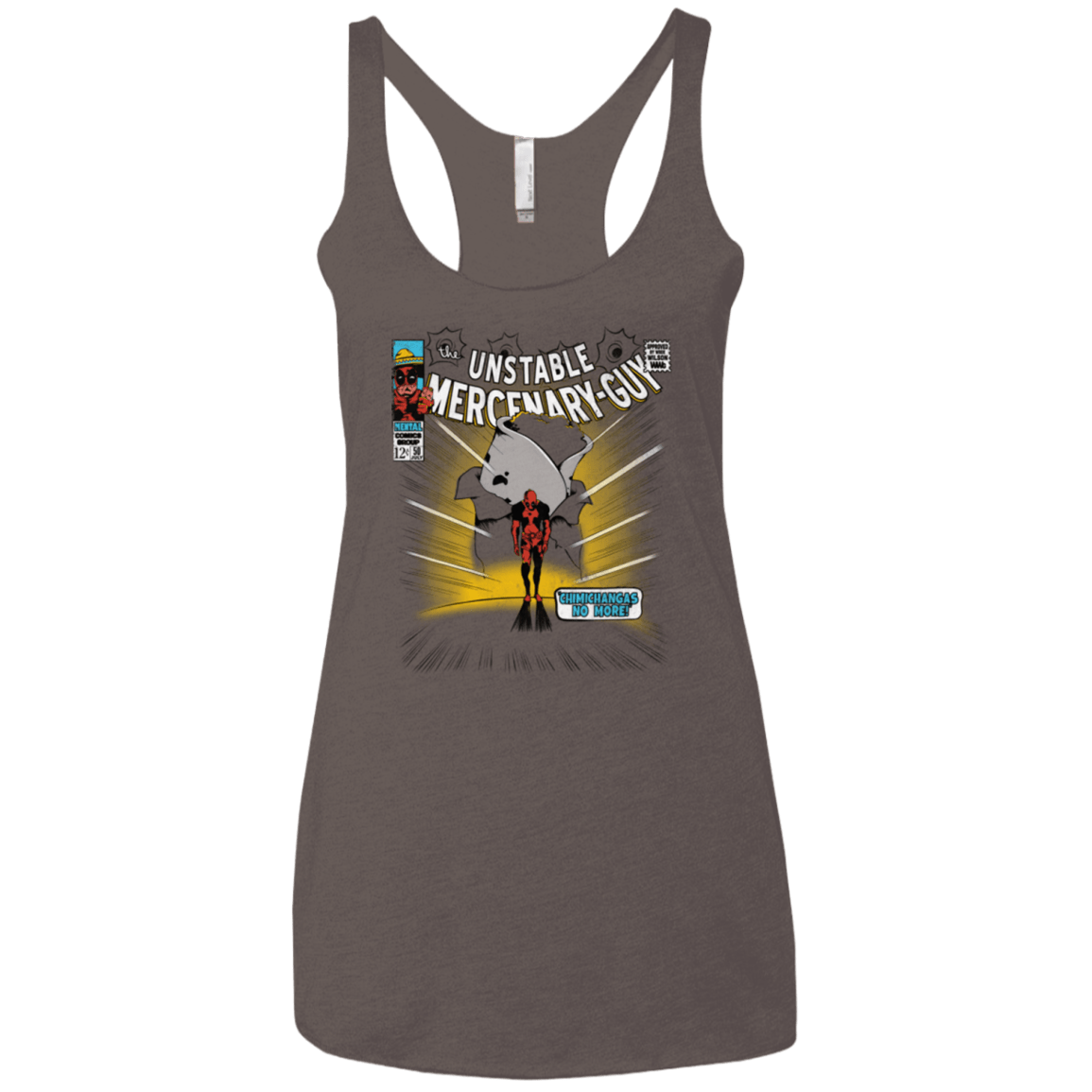 T-Shirts Macchiato / X-Small No More Women's Triblend Racerback Tank