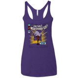 T-Shirts Purple / X-Small No More Women's Triblend Racerback Tank