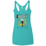 T-Shirts Tahiti Blue / X-Small No More Women's Triblend Racerback Tank