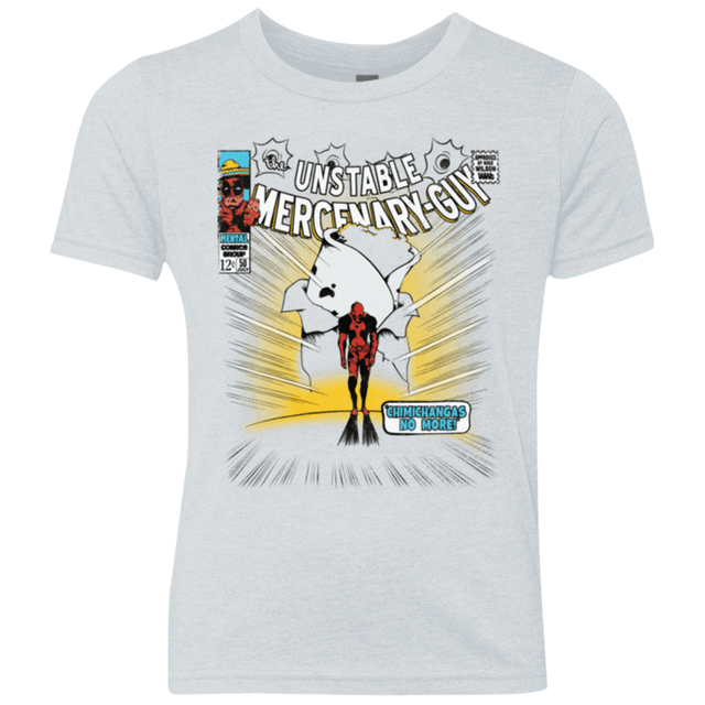 T-Shirts Heather White / YXS No More Youth Triblend T-Shirt