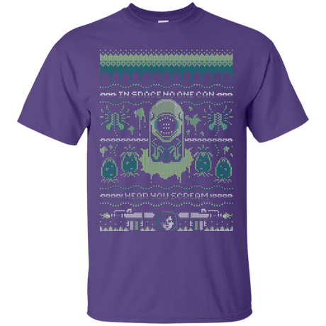 T-Shirts Purple / S No One Can Hear You Scream T-Shirt