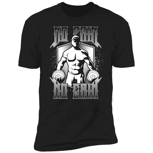 T-Shirts Black / X-Small No Pain No Gain Men's Premium T-Shirt