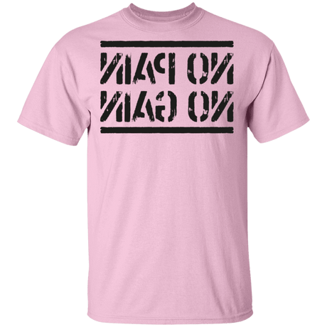 T-Shirts Light Pink / S No Pain No Gain Mirrored Workout T-Shirt