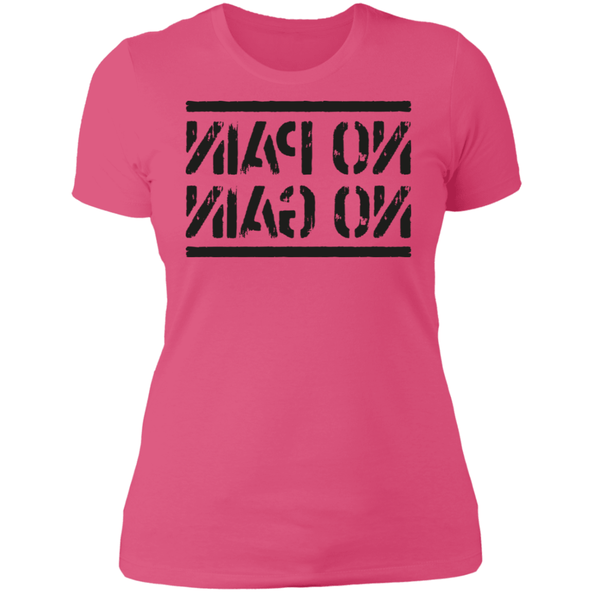 T-Shirts Hot Pink / S No Pain No Gain Mirrored Workout Women's Premium T-Shirt
