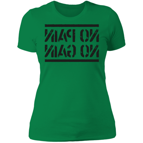 T-Shirts Kelly Green / S No Pain No Gain Mirrored Workout Women's Premium T-Shirt