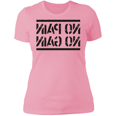 T-Shirts Light Pink / S No Pain No Gain Mirrored Workout Women's Premium T-Shirt
