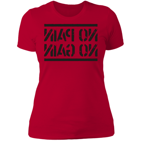 T-Shirts Red / S No Pain No Gain Mirrored Workout Women's Premium T-Shirt