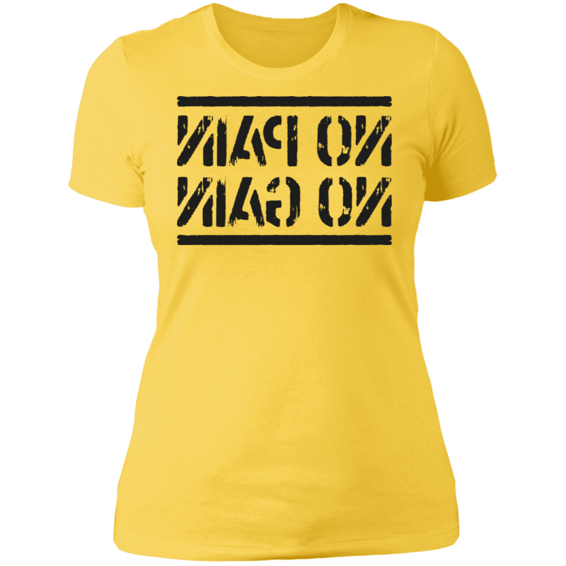 T-Shirts Vibrant Yellow / S No Pain No Gain Mirrored Workout Women's Premium T-Shirt