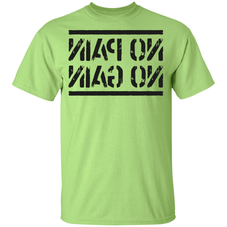T-Shirts Mint Green / YXS No Pain No Gain Mirrored Workout Youth T-Shirt