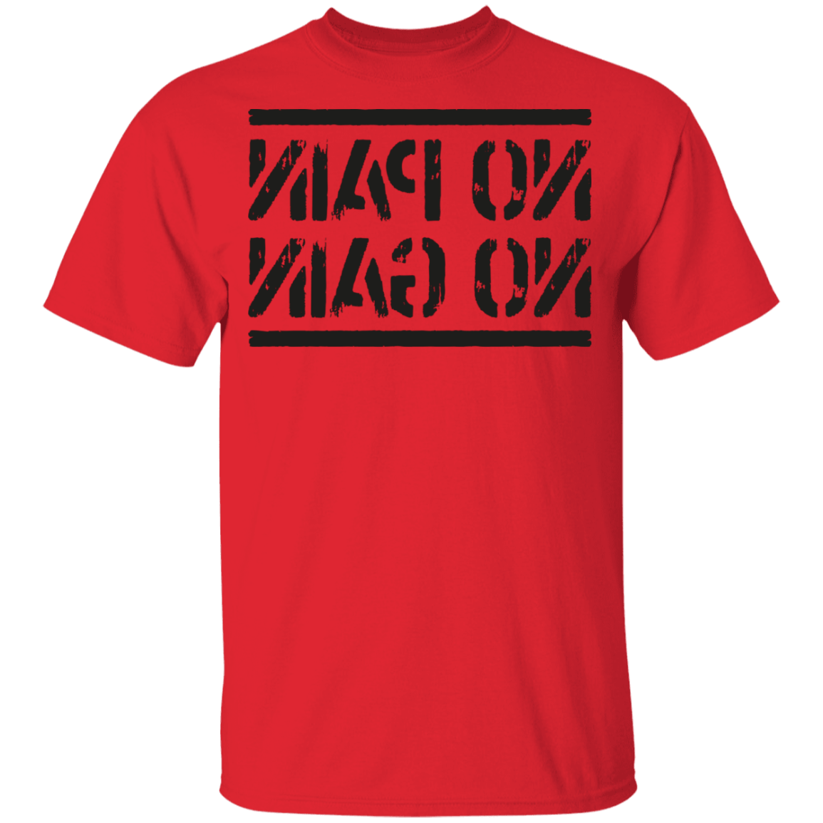 T-Shirts Red / YXS No Pain No Gain Mirrored Workout Youth T-Shirt