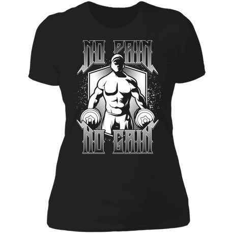 T-Shirts Black / X-Small No Pain No Gain Women's Premium T-Shirt