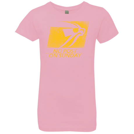 T-Shirts Light Pink / YXS No Post On Sunday Girls Premium T-Shirt