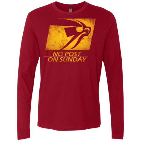 T-Shirts Cardinal / Small No Post On Sunday Men's Premium Long Sleeve