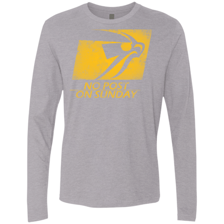 T-Shirts Heather Grey / Small No Post On Sunday Men's Premium Long Sleeve