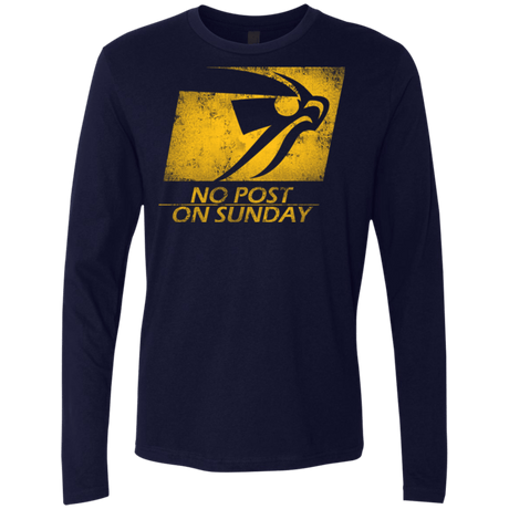 T-Shirts Midnight Navy / Small No Post On Sunday Men's Premium Long Sleeve