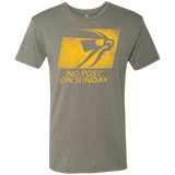 T-Shirts Venetian Grey / Small No Post On Sunday Men's Triblend T-Shirt